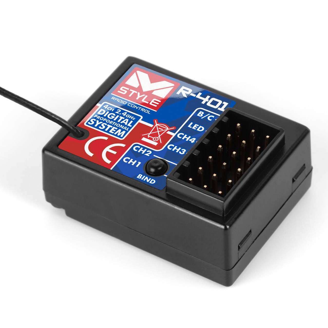 Mstyle R/C Set - Radio Set, Servo, Battery & Charger