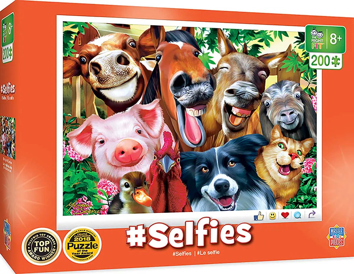 Barnyard Besties Animals Puzzle (200pc)