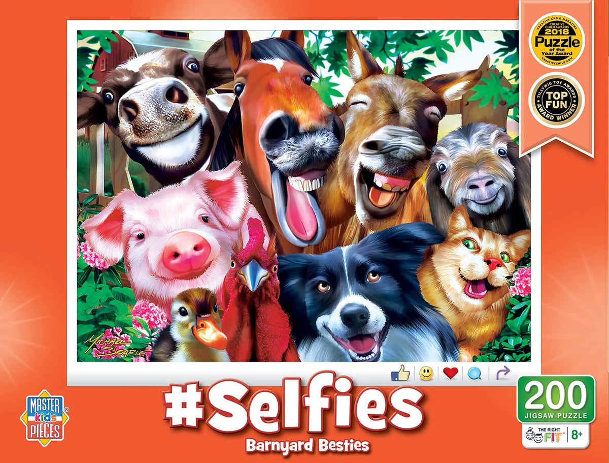 Barnyard Besties Animals Puzzle (200pc)