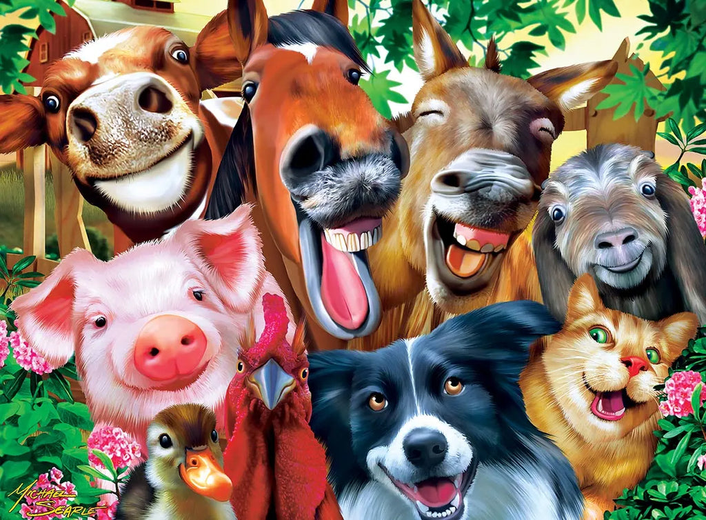 Barnyard Besties Animals Puzzle (200pc)