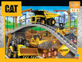Caterpillar Construction Vehicles Under Bridge  Puzzle (60pc)