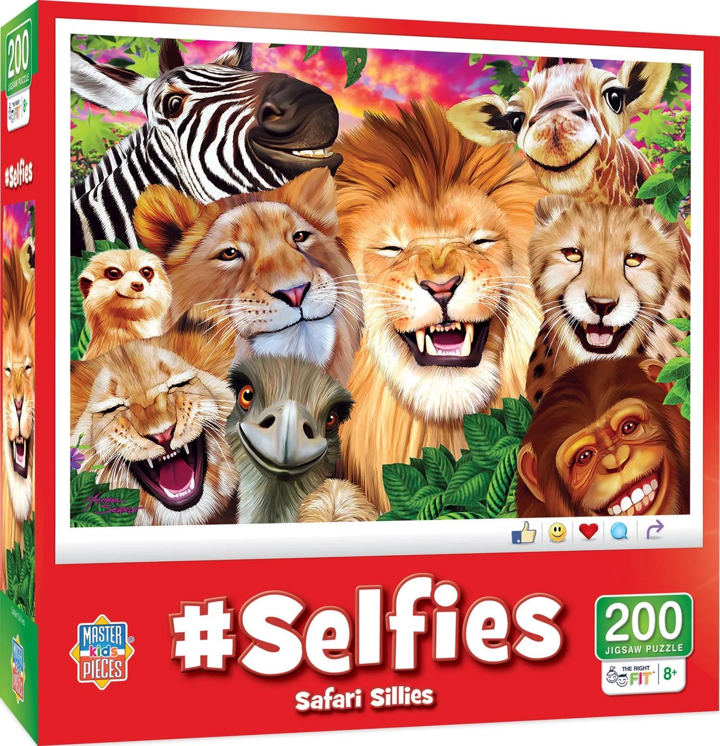 Safari Sillies Animals  Puzzle (200pc)