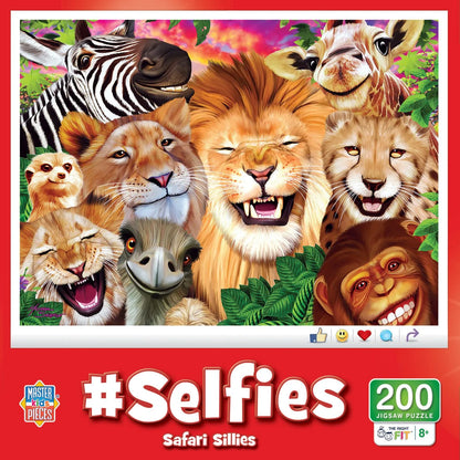 Safari Sillies Animals  Puzzle (200pc)