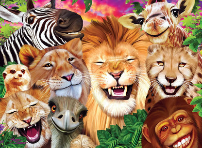 Safari Sillies Animals  Puzzle (200pc)