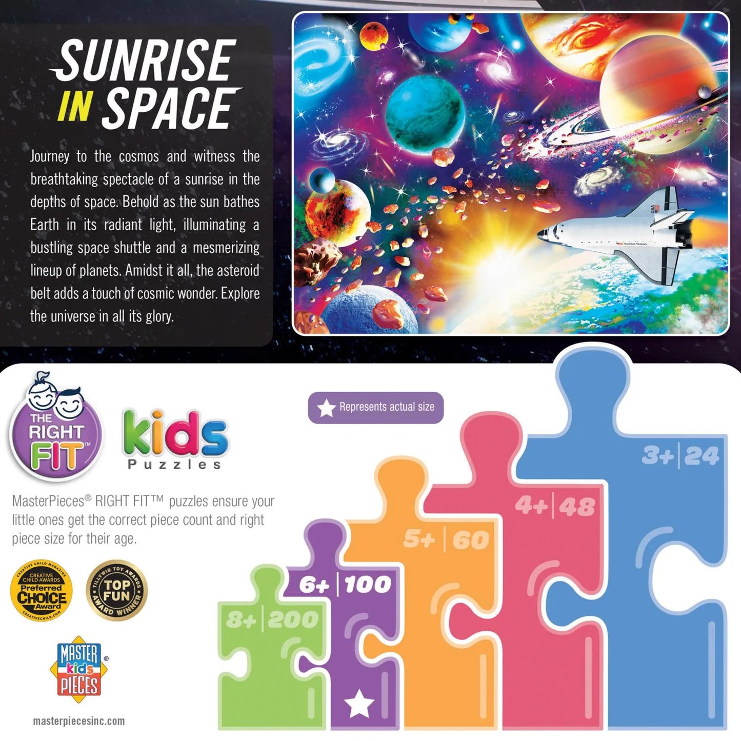 Nasa Sunrise in Space Puzzle (100pc)