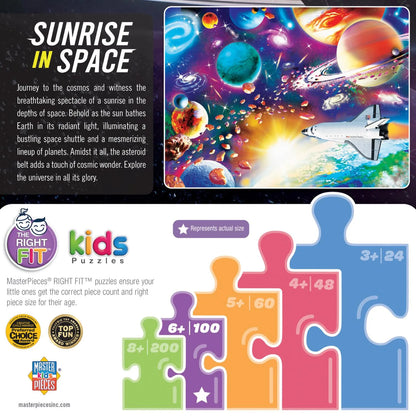 Nasa Sunrise in Space Puzzle (100pc)