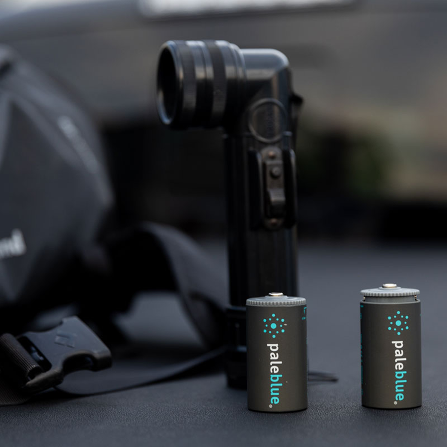 Pale Blue Lithium Ion Rechargeable D  Batteries 2pk
