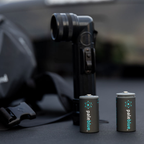 Pale Blue Lithium Ion Rechargeable D  Batteries 2pk