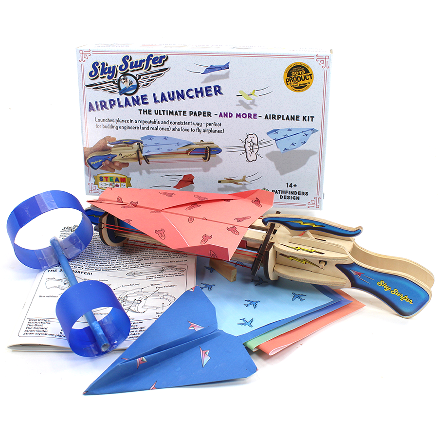 Sky Surfer Airplane Launcher STEM Kit