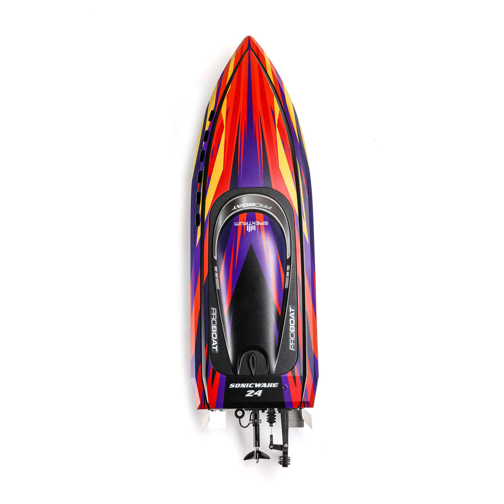 Sonicwake 24" Self-Righting Brushless Deep-V RTR, Red