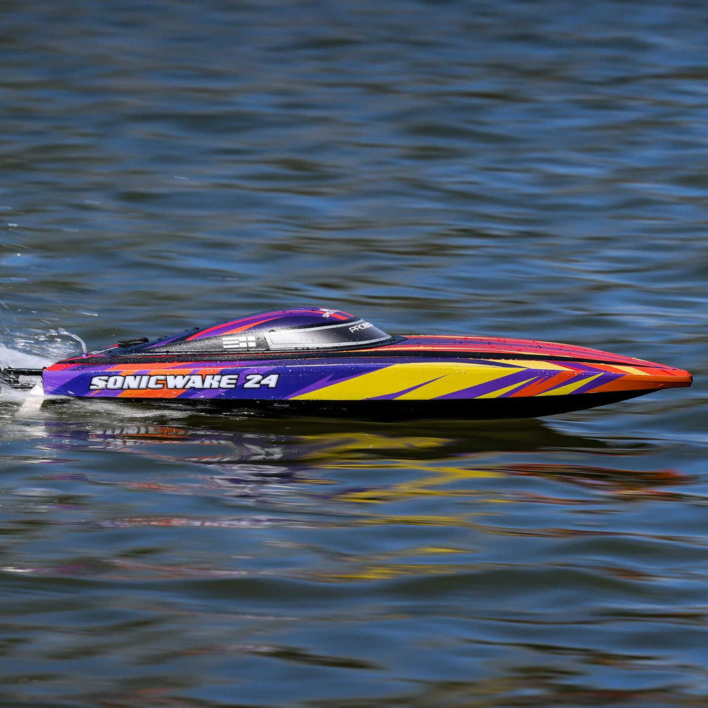 Sonicwake 24" Self-Righting Brushless Deep-V RTR, Red