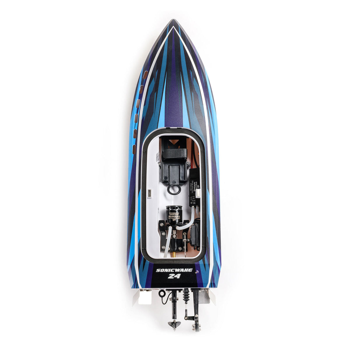 Sonicwake 24" Self-Righting Brushless Deep-V RTR, Blue