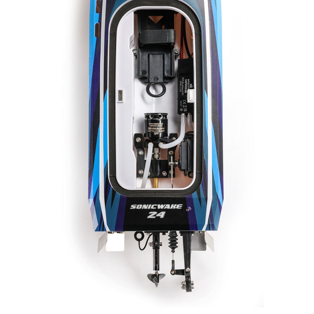 Sonicwake 24" Self-Righting Brushless Deep-V RTR, Blue