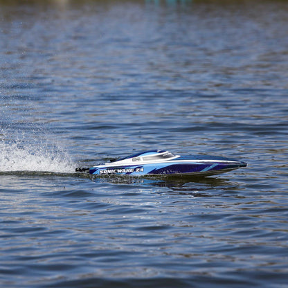 Sonicwake 24" Self-Righting Brushless Deep-V RTR, Blue