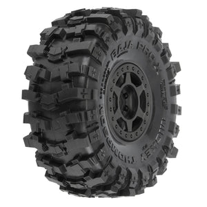 1/10 Mickey Thompson Baja Pro X Predator F/R 1.9" Crawler Tires w/ Holcomb Wheels (2)