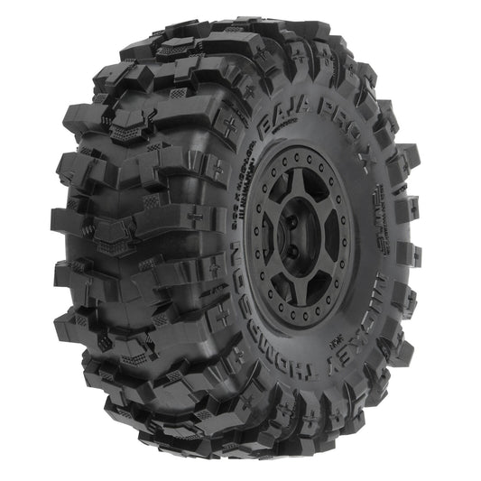 1/10 Mickey Thompson Baja Pro X Predator F/R 1.9" Crawler Tires w/ Holcomb Wheels (2)