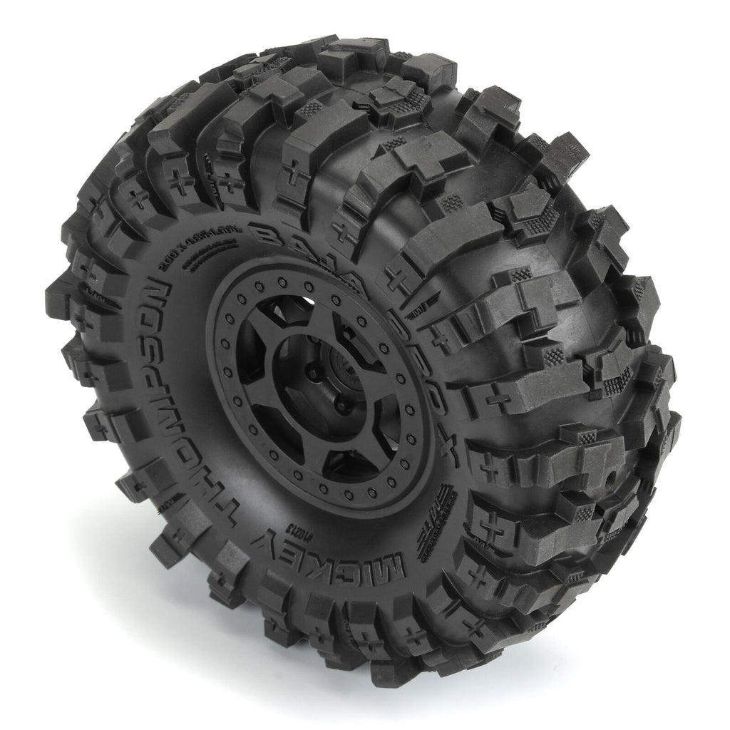 1/10 Mickey Thompson Baja Pro X Predator F/R 1.9" Crawler Tires w/ Holcomb Wheels (2)
