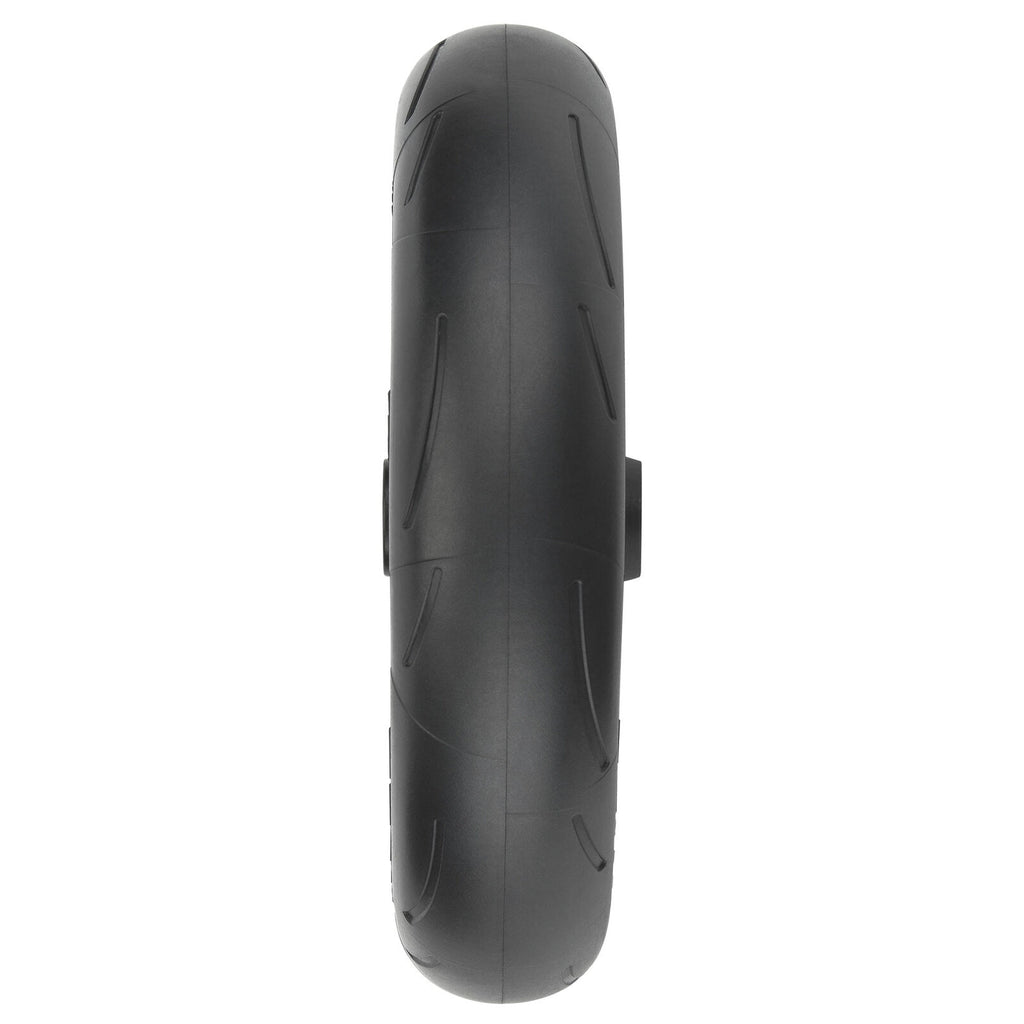 Pro-Line 1/4 Supermoto Front Tire, Mounted on Black Wheel for Promoto-MX (PRO1022210)