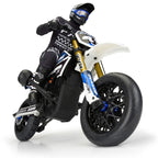 Pro-Line 1/4 Supermoto Front Tire, Mounted on Black Wheel for Promoto-MX (PRO1022210)
