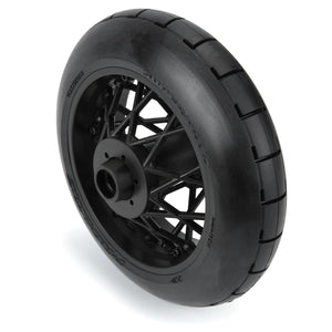 1/4 Supermoto Tire Rear MTD Black Wheel: PM-MX
