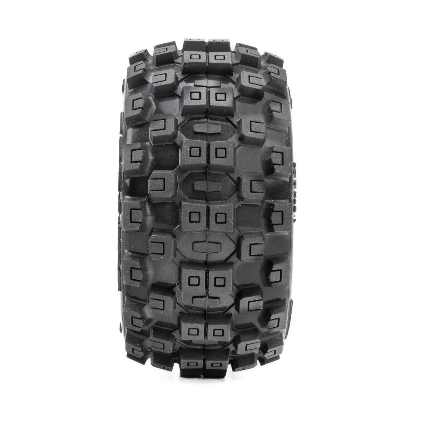 1/12 Badlands F/R Tires MTD 12mm Black Split Six (2) for ARRMA MINI KRATON