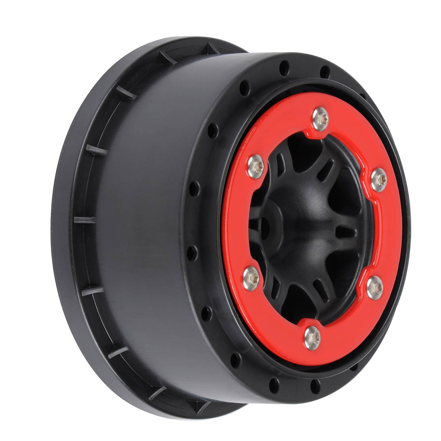 Sixer 2.2/3.0 Red/Black Bead-Loc R Wheels (2): SLH