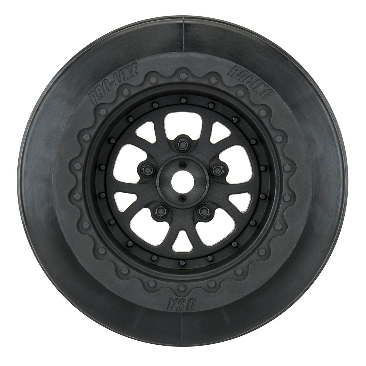 Pro-Line Pomona Drag Spec 2.2/3.0" Wheels – Black for Slash 2WD (Rear), Slash 4x4 (F/R) & Drag Slash (PRO277603)