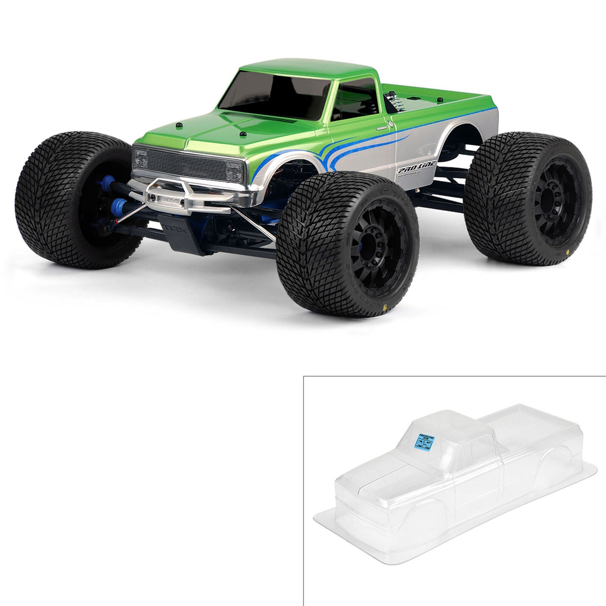 Body Clear Proline Chevy C10 Long Bed  :Max,Revo,Sav