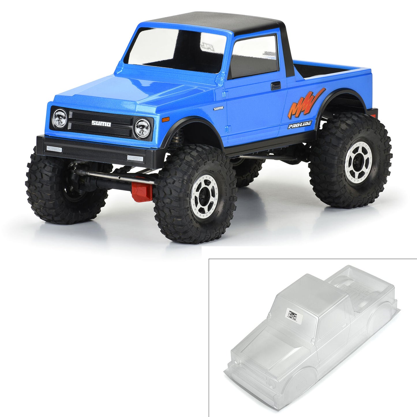 1/10 Sumo L Clear Body 12.3 Wheelbase Crawlers : PRO360900
