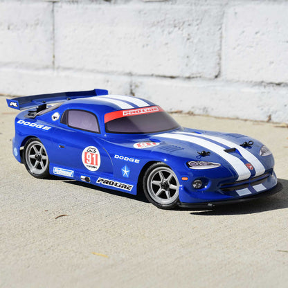 Pre-Cut 2002 Dodge Viper GTS for Losi NASCAR (Blue)