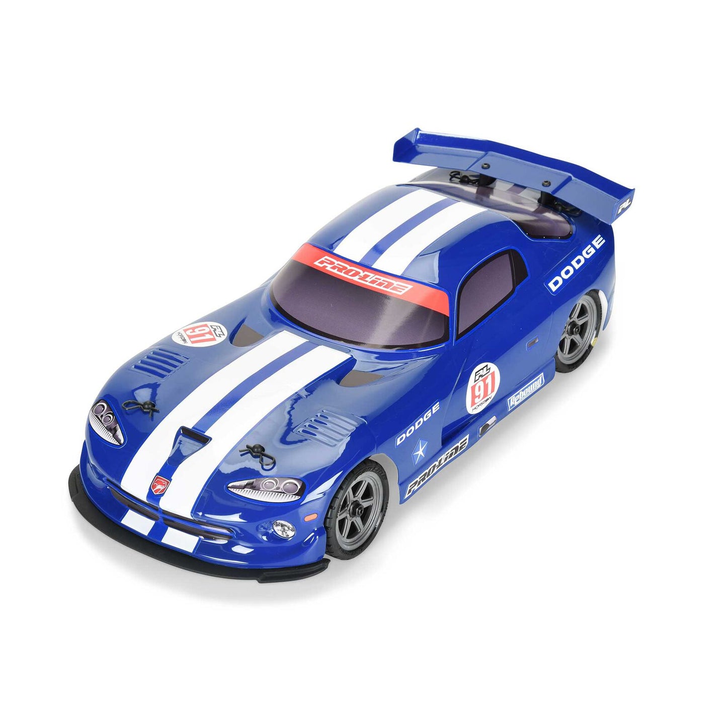 Pre-Cut 2002 Dodge Viper GTS for Losi NASCAR (Blue)