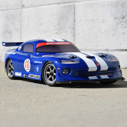 Pre-Cut 2002 Dodge Viper GTS for Losi NASCAR (Blue)