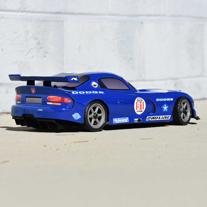 Pre-Cut 2002 Dodge Viper GTS for Losi NASCAR (Blue)