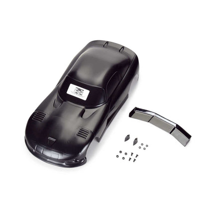 Pre-Cut 2002 Dodge Viper GTS for Losi NASCAR (Black)