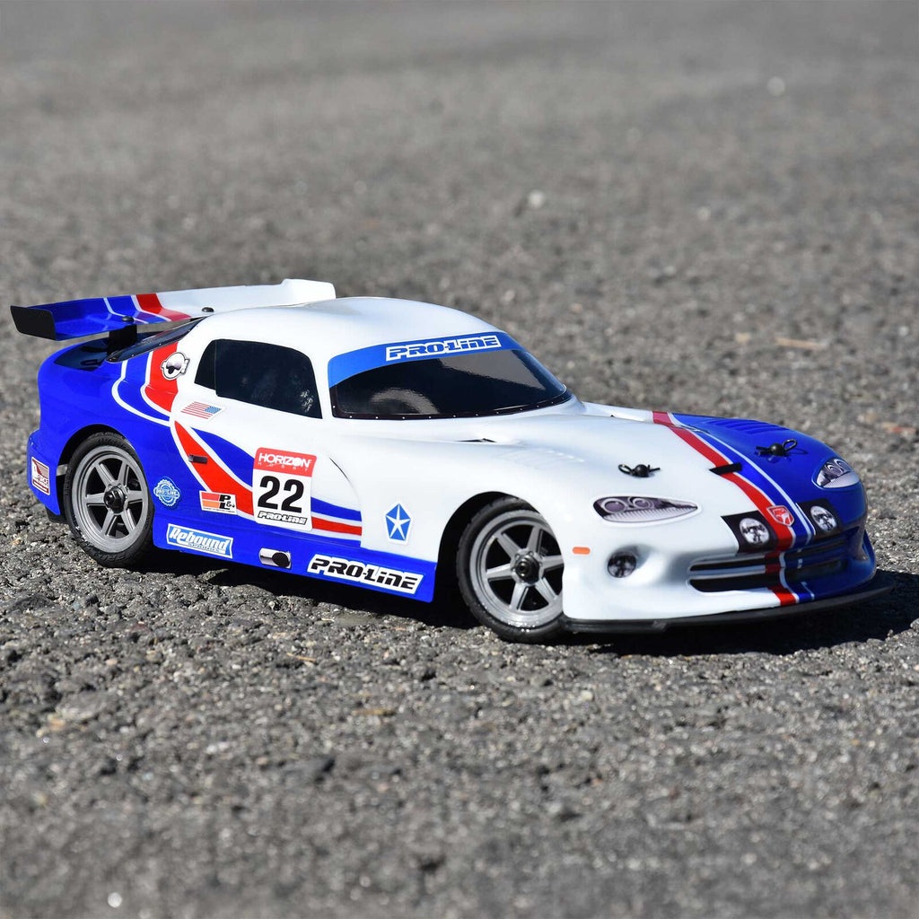 Pre-Cut 2002 Dodge Viper GTS for Losi NASCAR (Clear)
