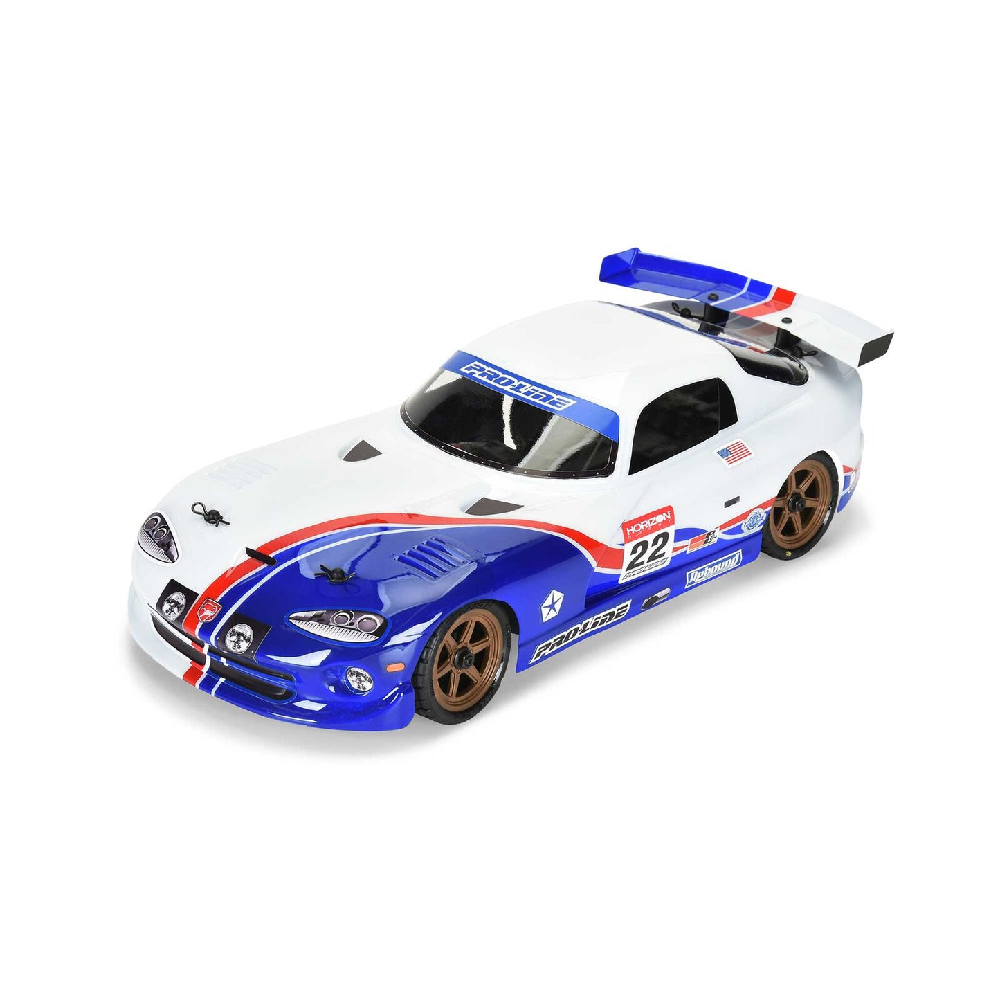 Pre-Cut 2002 Dodge Viper GTS for Losi NASCAR (Clear)
