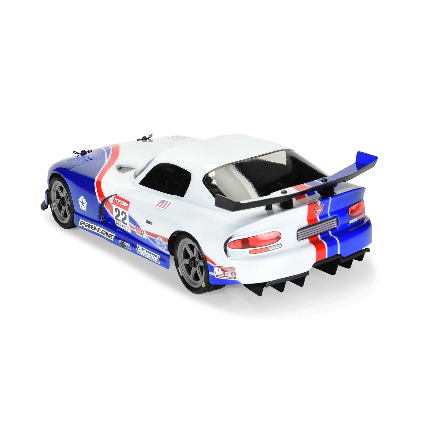 Pre-Cut 2002 Dodge Viper GTS for Losi NASCAR (Clear)