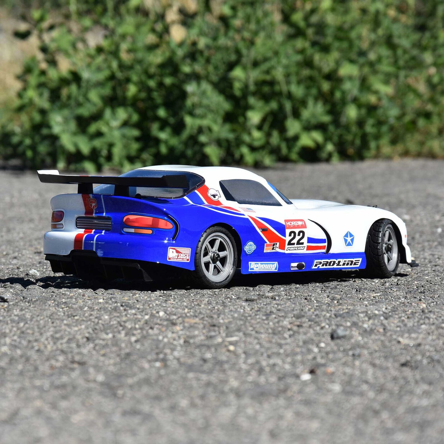 Pre-Cut 2002 Dodge Viper GTS for Losi NASCAR (Clear)