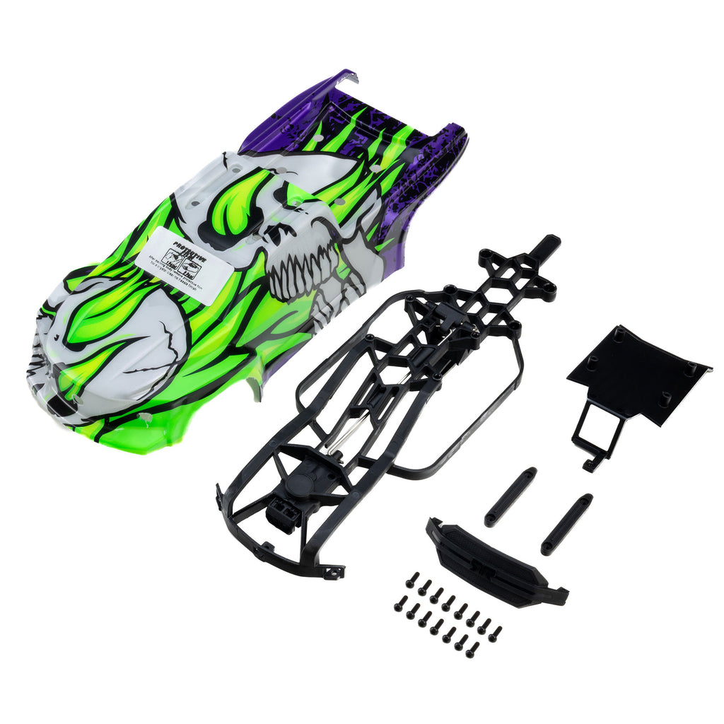 Limited Edition Pre-Cut/Pre-Painted Brute Ghostfire Body w/ Clipless System for  MINI KRATON