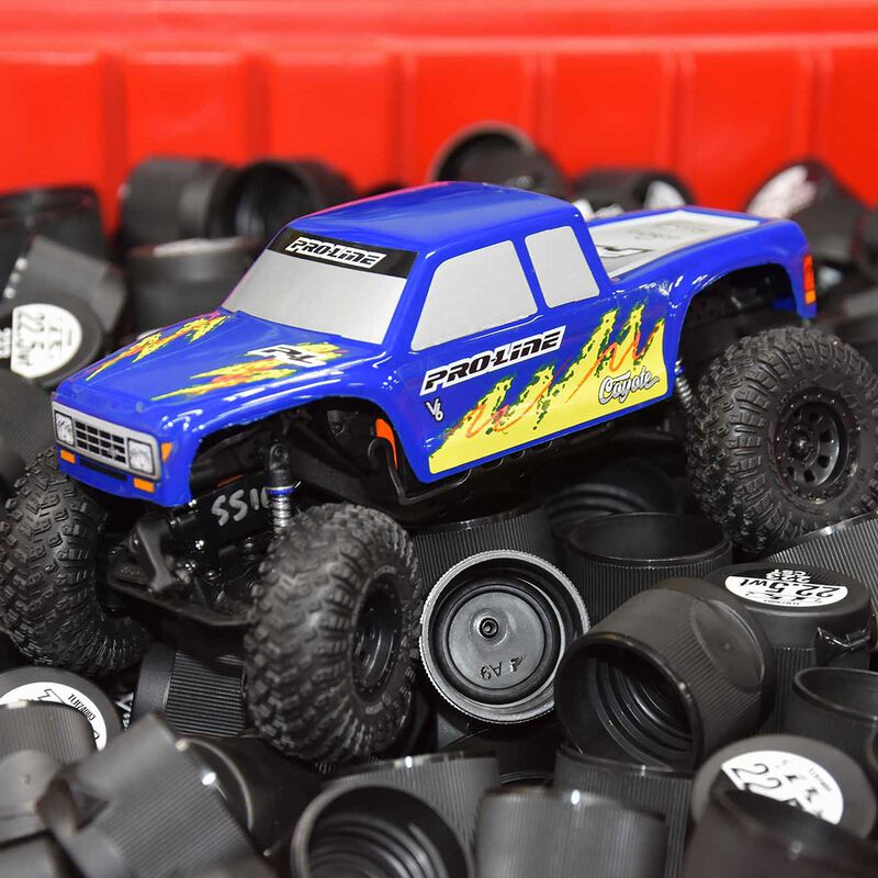 Body LE Precut/Painted Coyote High Perf Blue Tear for Axial SCX30