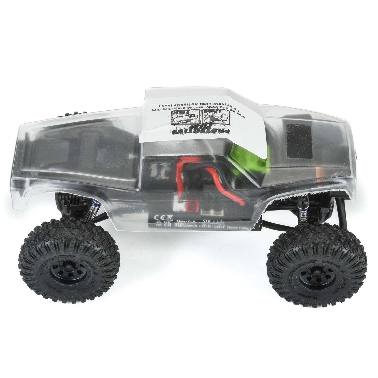 Body LE Coyote High Perf Clear Tear for Axial SCX30