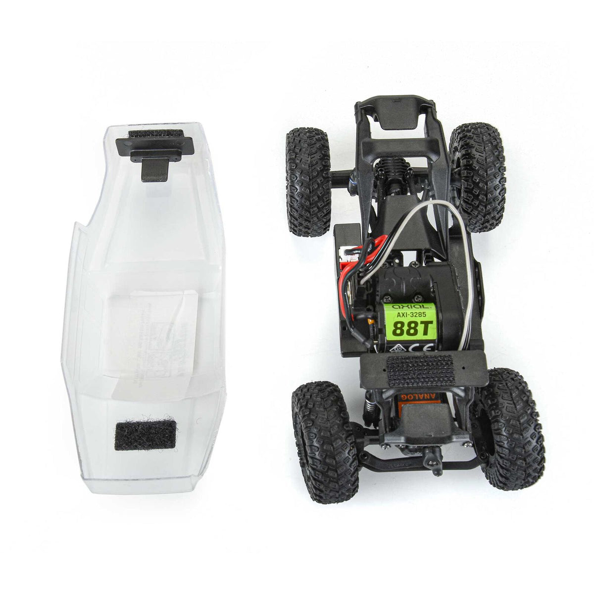 Body LE Coyote High Perf Clear Tear for Axial SCX30