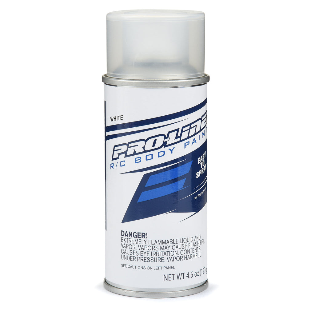 Pro-Line RC Body Spray Paint, White, 4.5oz product photo