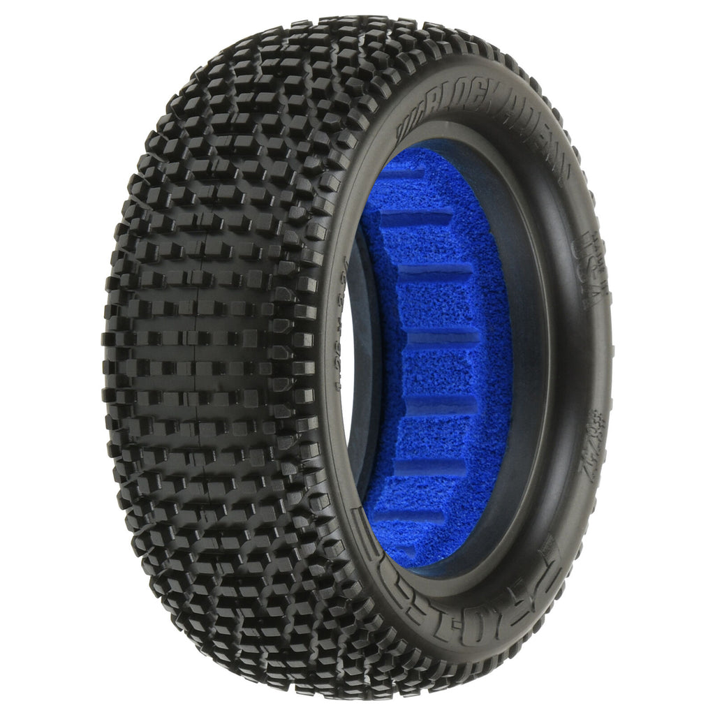 Pro-Line Fr Blockade 2.2 4WD M3 Soft Off Rd 2/Foam: BX (2) (8252-02)