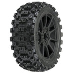 Badlands MX M2 1/8 MTD Mach 10 Black Wheels F/R