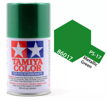 PS-17 Metallic Green Paint, 100ml Spray Can