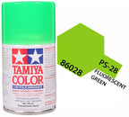 Tamiya PS-28 Fluorescent Green Polycarbonate Spray Paint, 100ml product photo