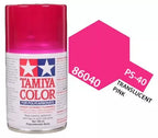 Tamiya PS-40 Translucent Pink Polycarbonate Spray Paint, 100ml product photo