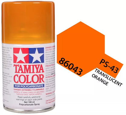 PS-43 Translucent Orange Paint, 100ml Spray Can