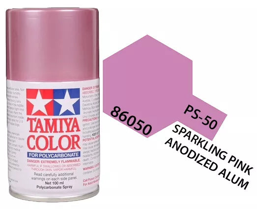 PS-50 Sparkling Pink-Anodized Aluminum Paint, 100ml Spray Can